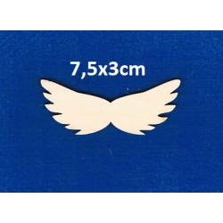 SKLEJKA #3mm Skrzydła do aniołków  7,5x3cm , skrzydła aniołka , anioła